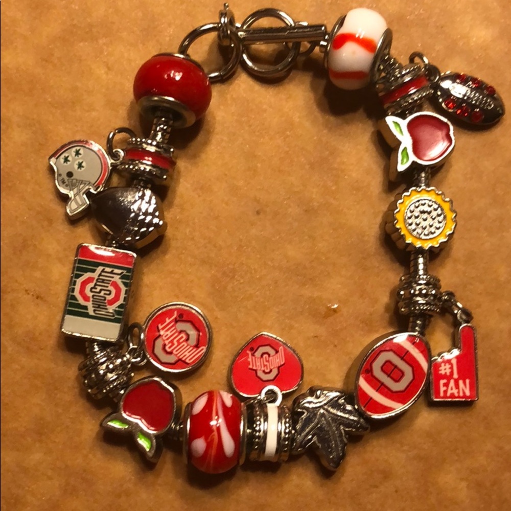Ohio State Buckeyes Charm Bracelet - "Fall."